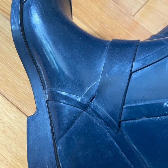 Coach navy with belt rain boots - Picture 5 of 7